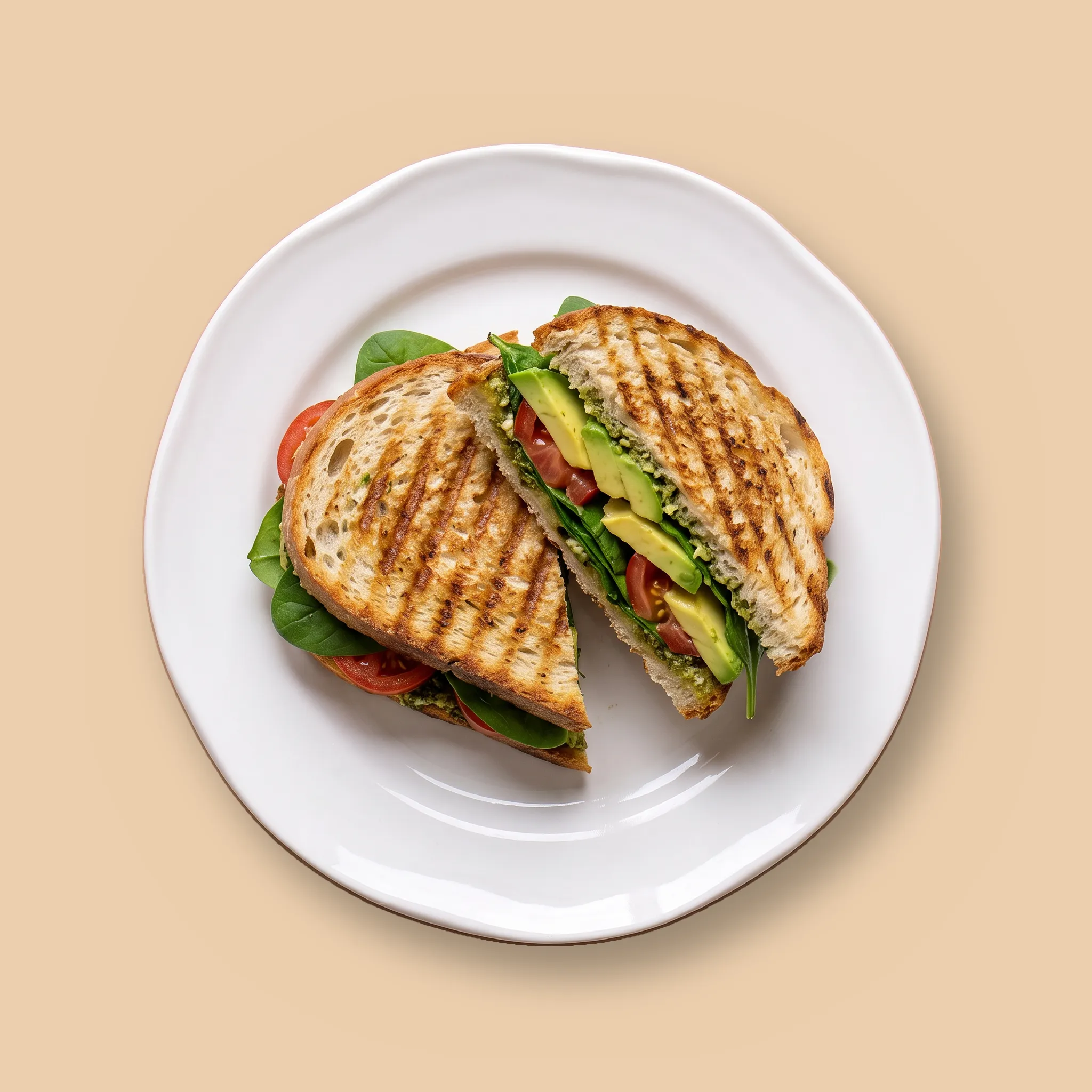 The Garden Press: Aguacate · Espinaca · Tomate cherry · Pesto