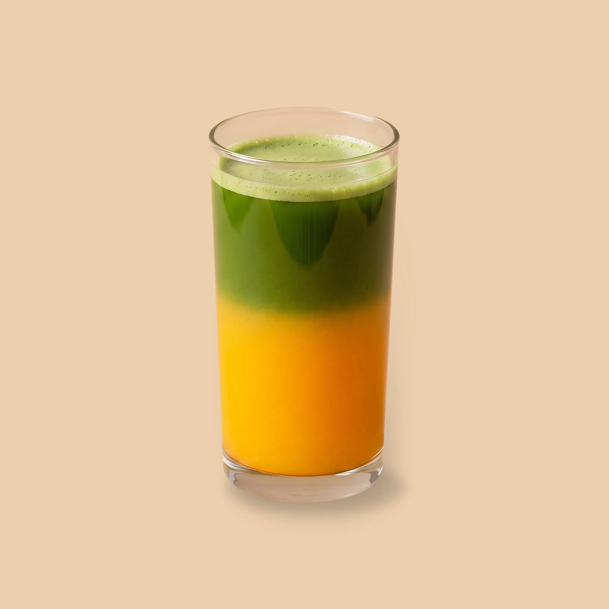 Orange Matcha: Orange juice · Matcha ceremonial